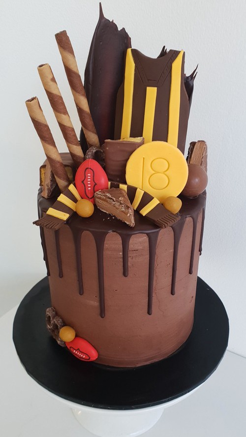 AFL Theme Birthday Cake